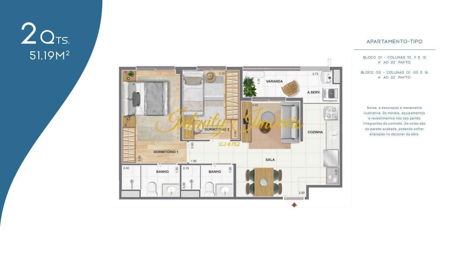Apartamento, 2 quartos, 43 m² - Foto 35