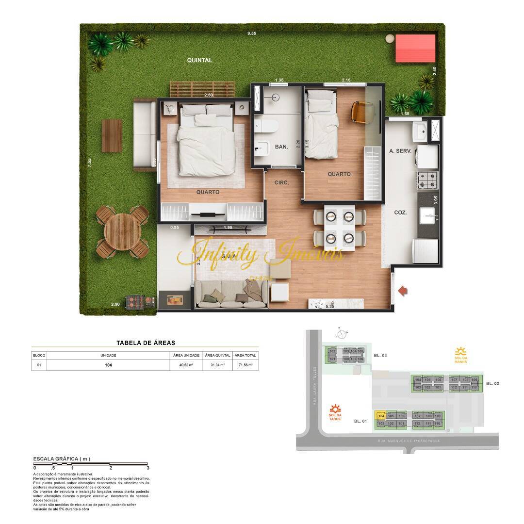 Apartamento, 2 quartos, 43 m² - Foto 25