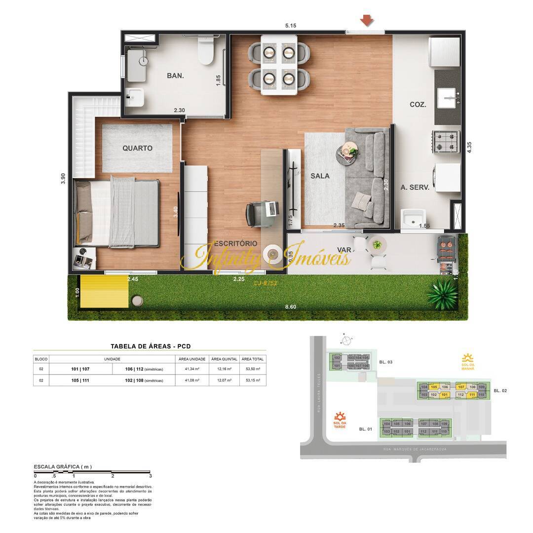 Apartamento, 2 quartos, 44 m² - Foto 23