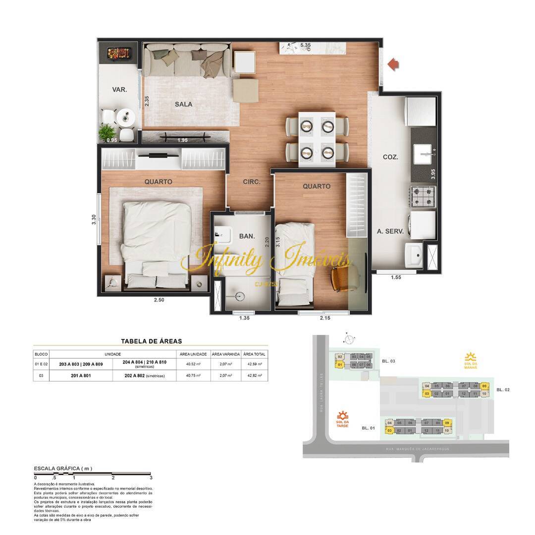Apartamento, 2 quartos, 44 m² - Foto 20