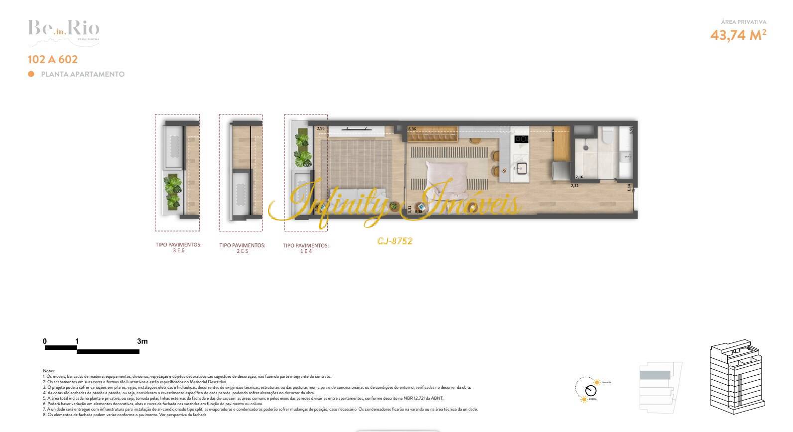 Apartamento, 1 quarto, 43 m² - Foto 16