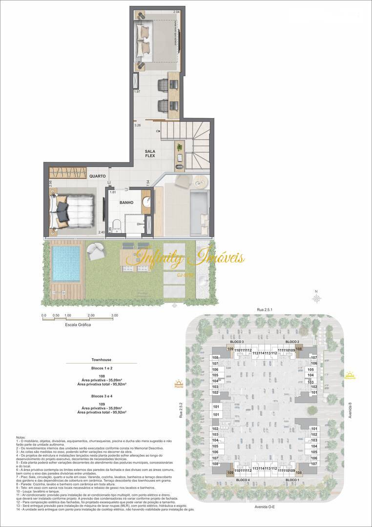 Casa de Condomínio, 4 quartos - Foto 43
