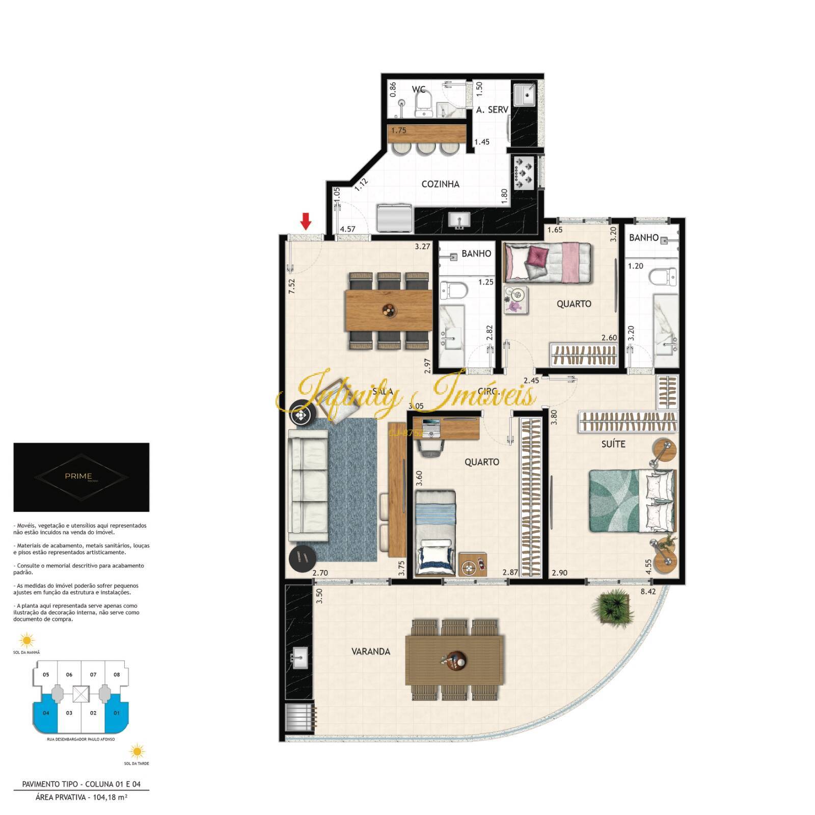 Apartamento, 3 quartos, 94 m² - Foto 9