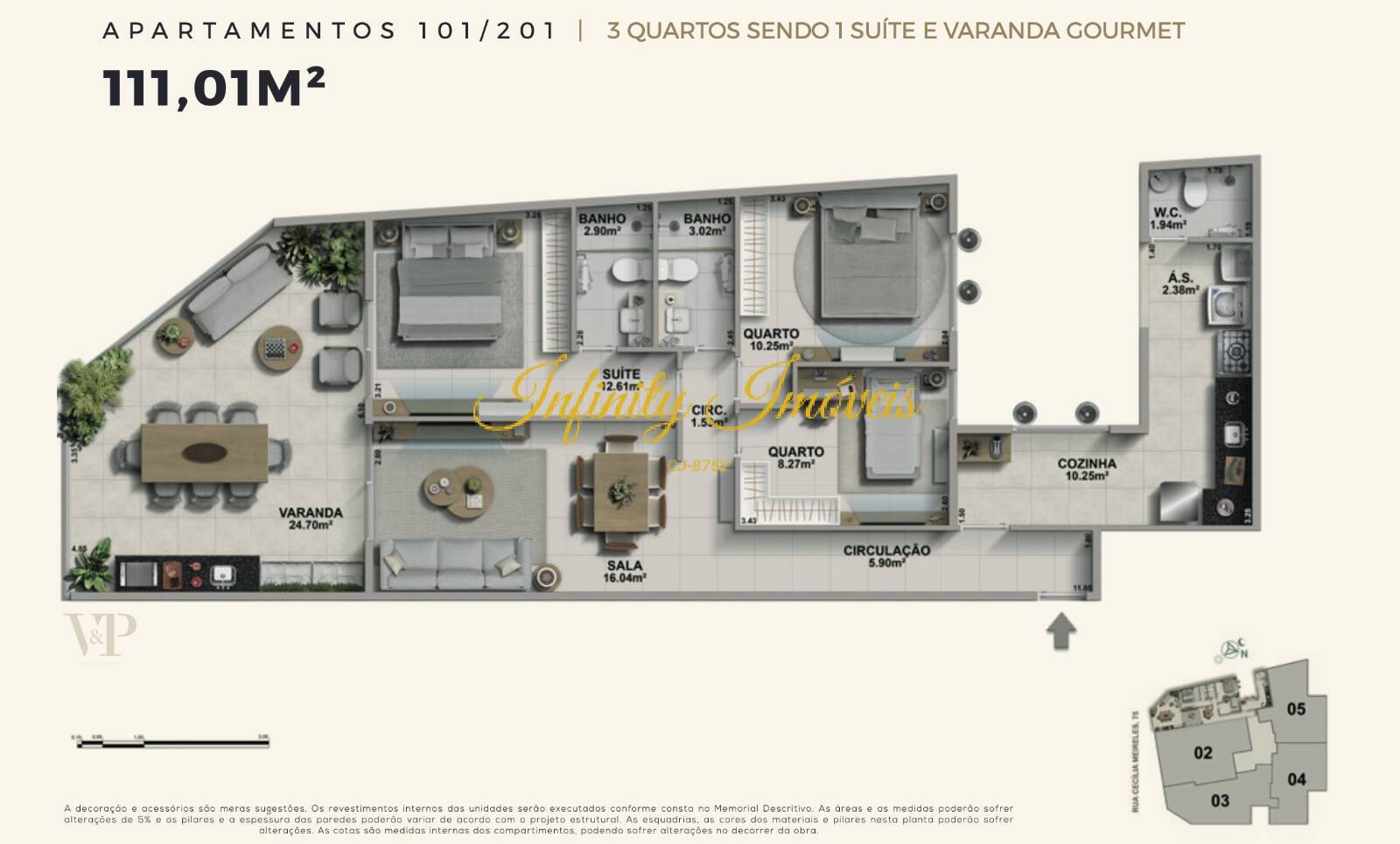 Apartamento, 3 quartos, 113 m² - Foto 12