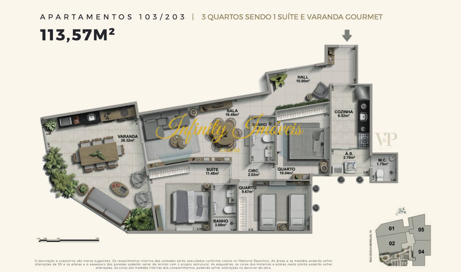 Apartamento, 3 quartos, 113 m² - Foto 11