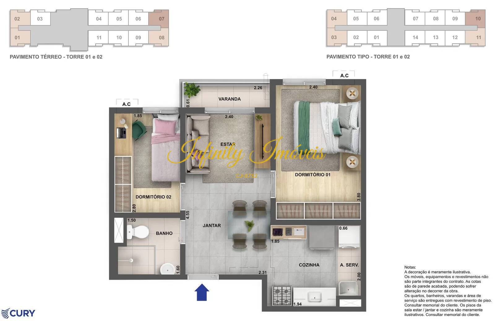 Apartamento, 2 quartos, 38 m² - Foto 17