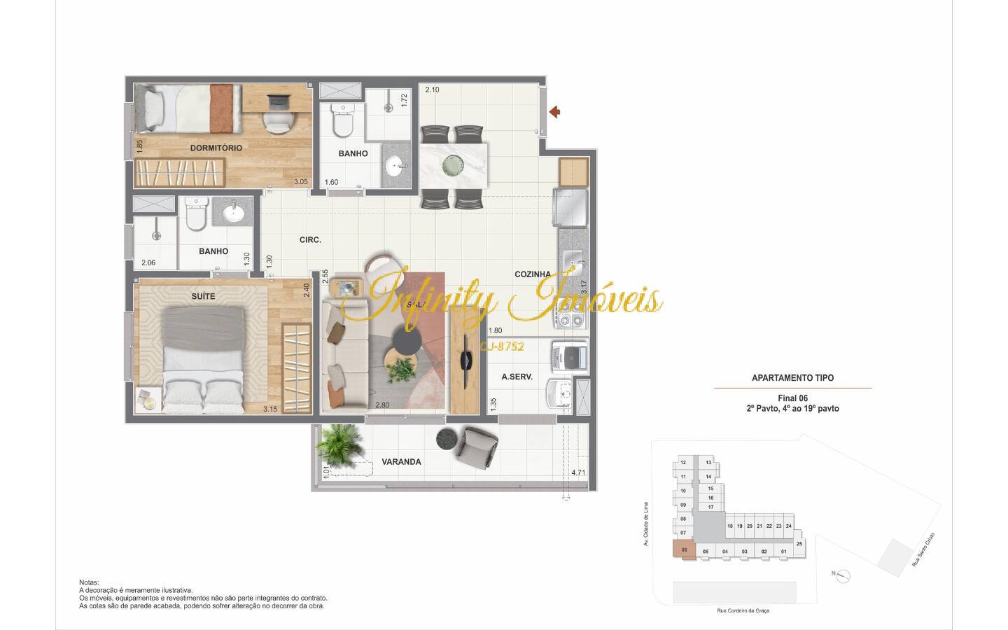 Apartamento, 1 quarto, 32 m² - Foto 21