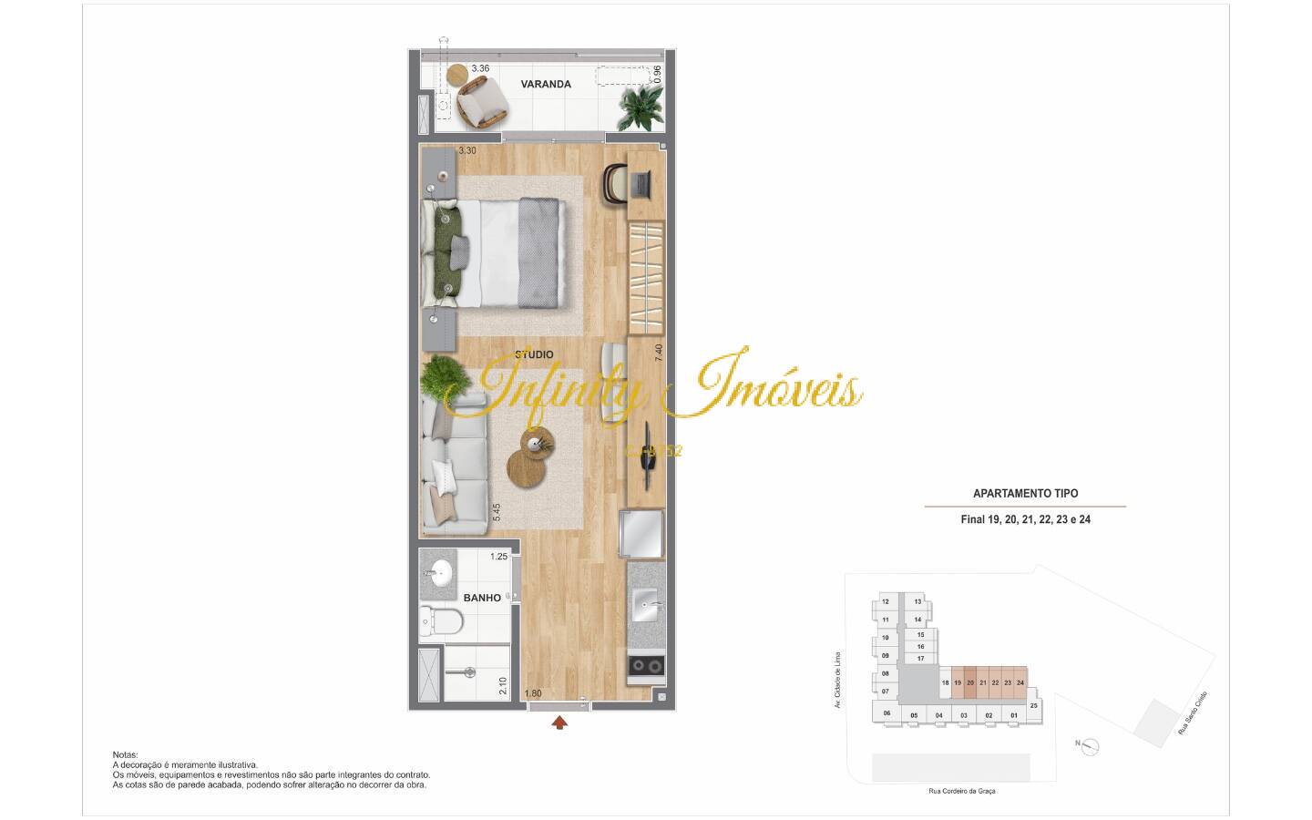 Apartamento, 1 quarto, 33 m² - Foto 17