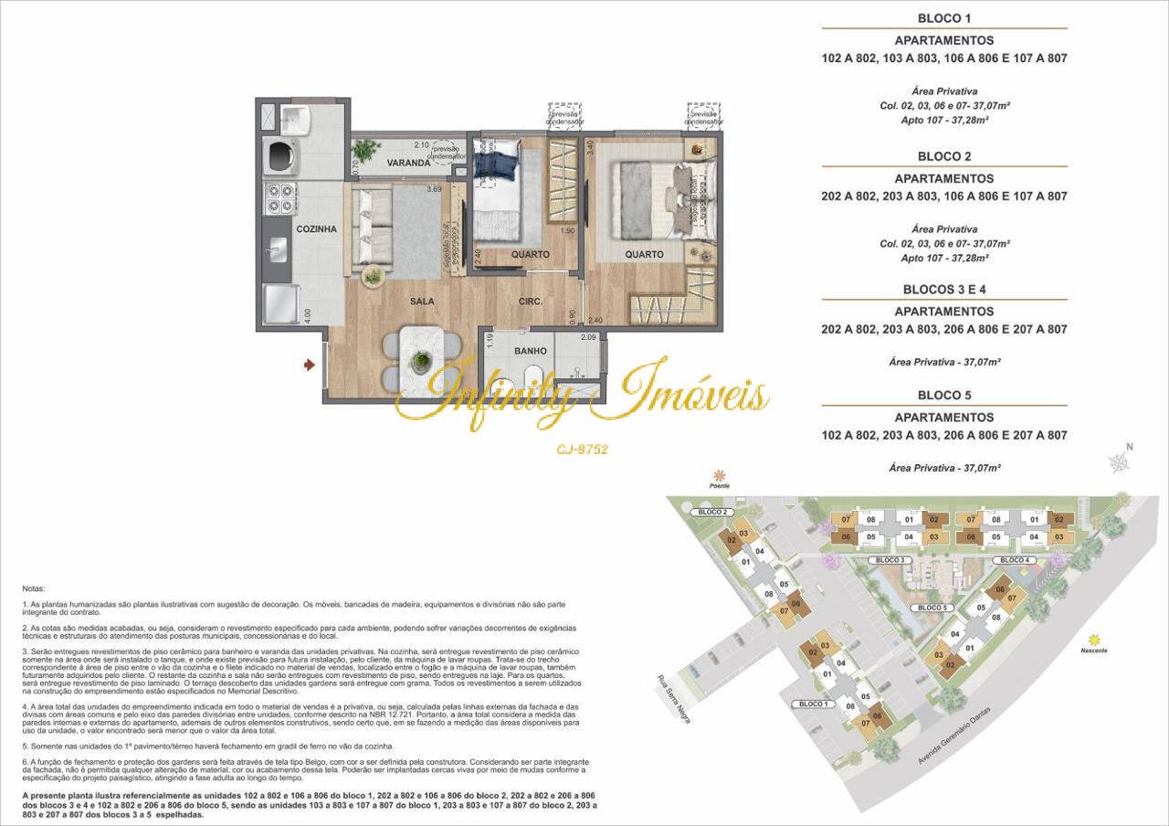 Apartamento, 2 quartos, 37 m² - Foto 21