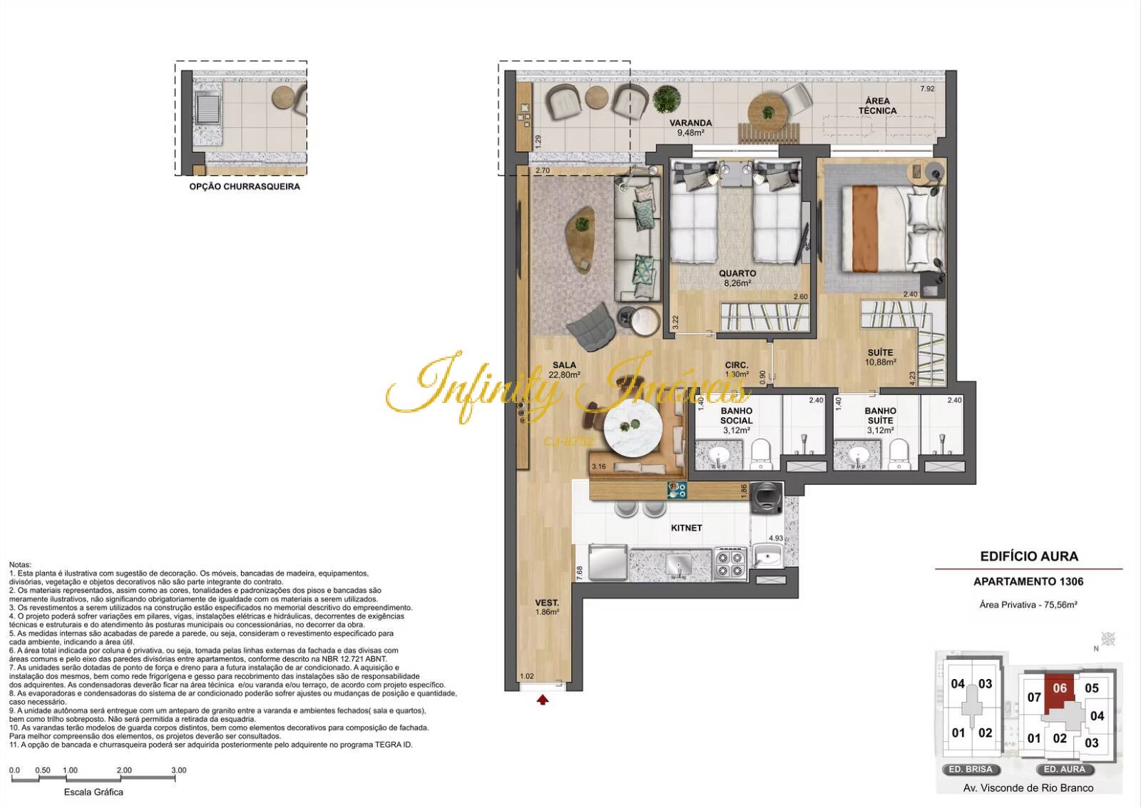Apartamento, 3 quartos, 92 m² - Foto 38