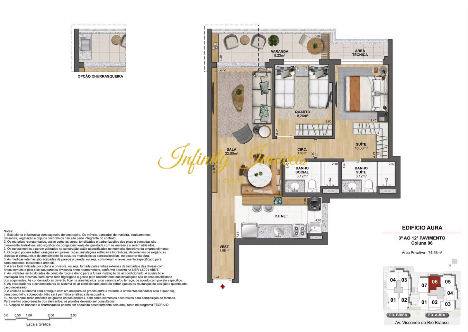 Apartamento, 3 quartos, 92 m² - Foto 42