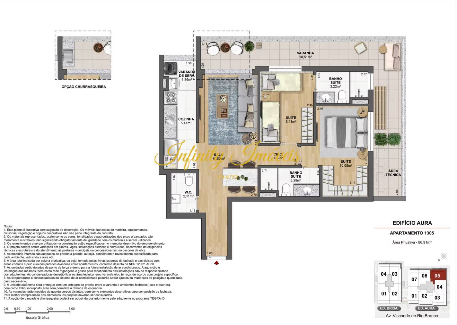 Apartamento, 3 quartos, 92 m² - Foto 41