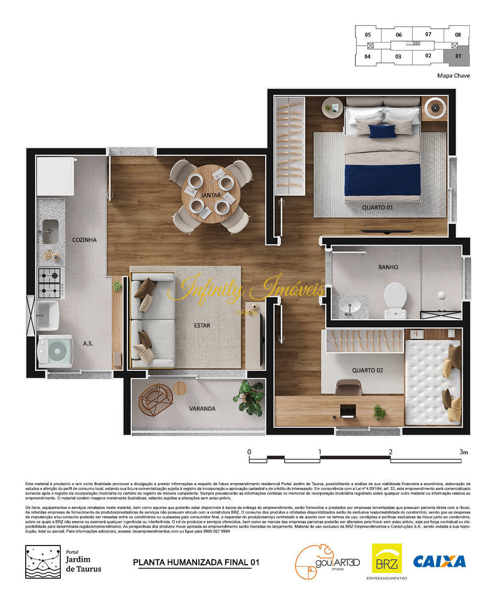 Apartamento, 1 quarto, 42 m² - Foto 16