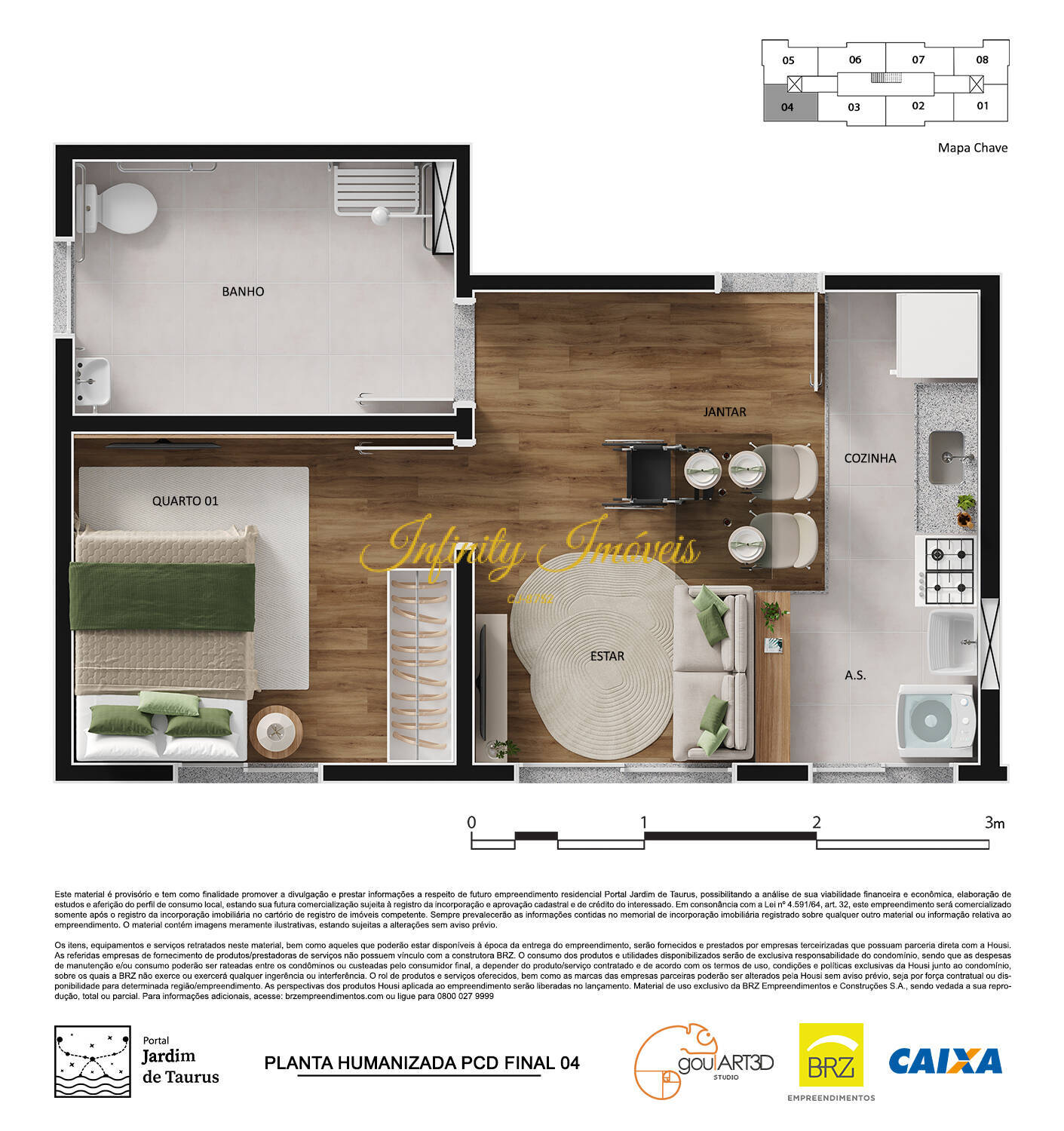 Apartamento, 1 quarto, 43 m² - Foto 19