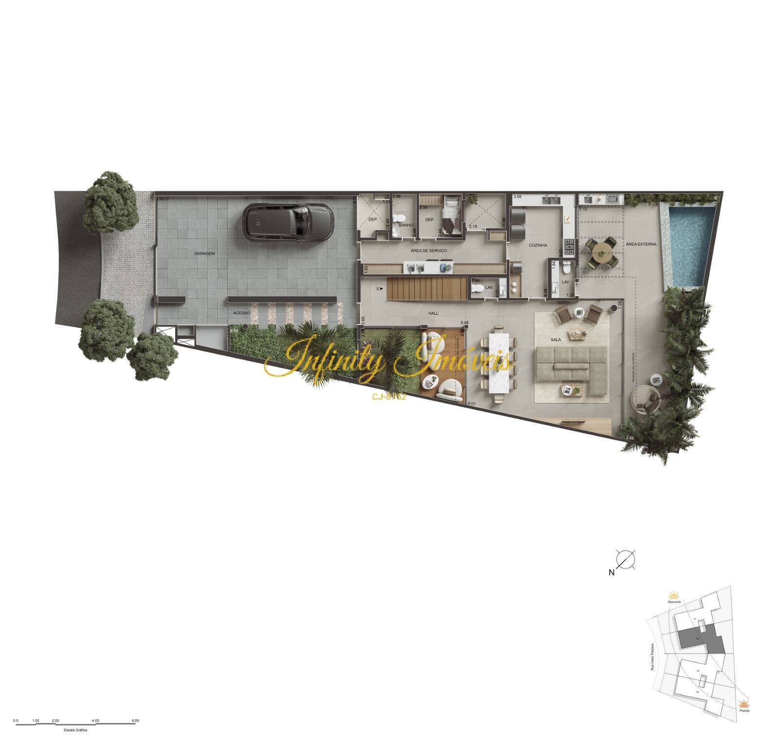 Casa de Condomínio, 4 quartos - Foto 8