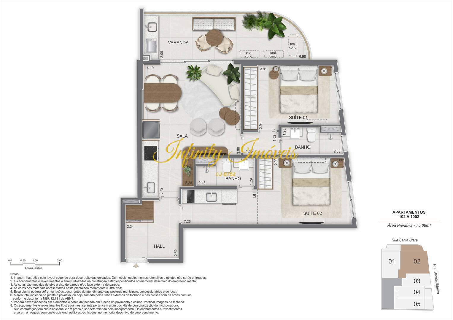 Apartamento, 2 quartos, 75 m² - Foto 10