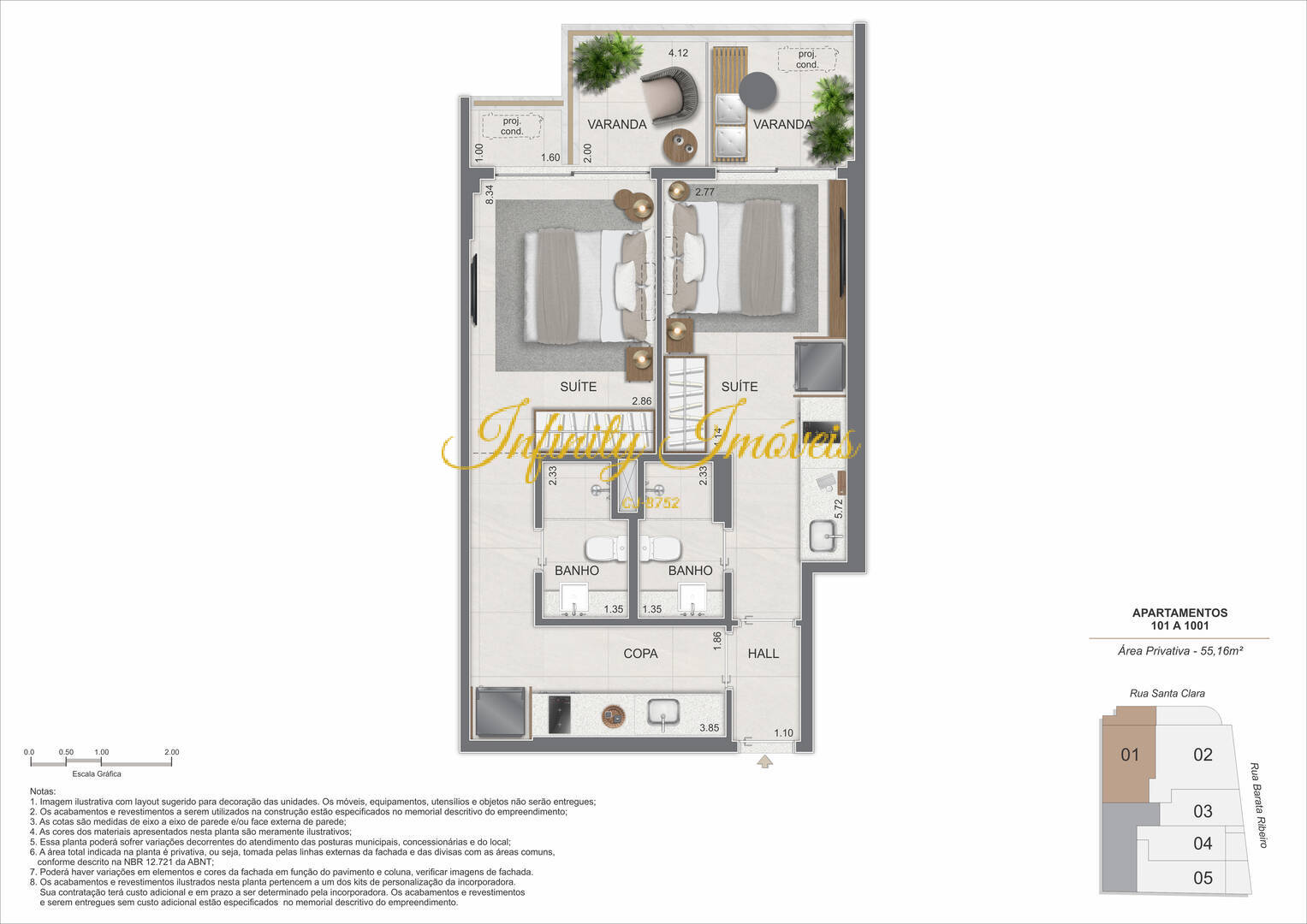 Apartamento, 2 quartos, 75 m² - Foto 11