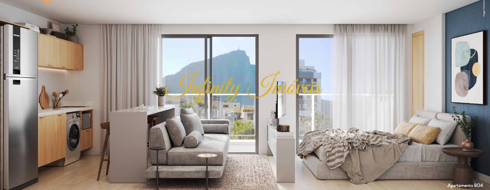 Apartamento, 1 quarto, 39 m² - Foto 2