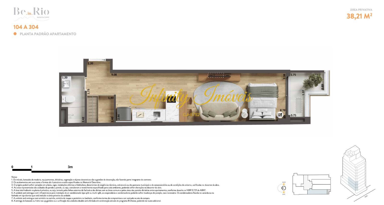 Apartamento, 1 quarto, 42 m² - Foto 19
