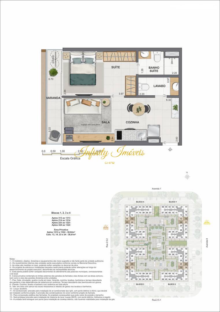 Apartamento, 1 quarto, 33 m² - Foto 53