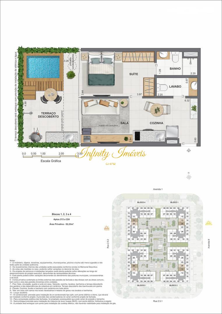 Apartamento, 1 quarto, 55 m² - Foto 51