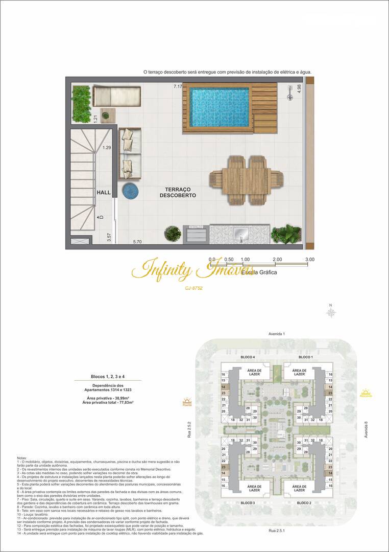 Cobertura, 1 quarto, 82 m² - Foto 51