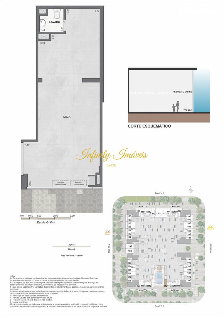 Loja-Salão, 34 m² - Foto 8