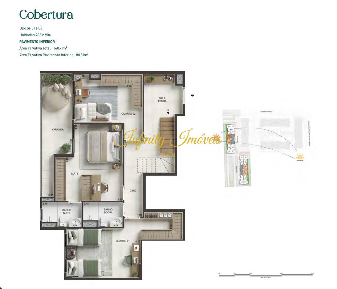 Apartamento, 3 quartos, 91 m² - Foto 53