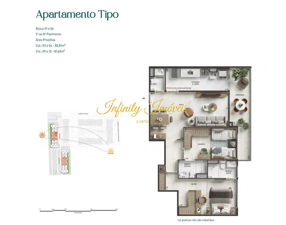 Apartamento, 3 quartos, 91 m² - Foto 42
