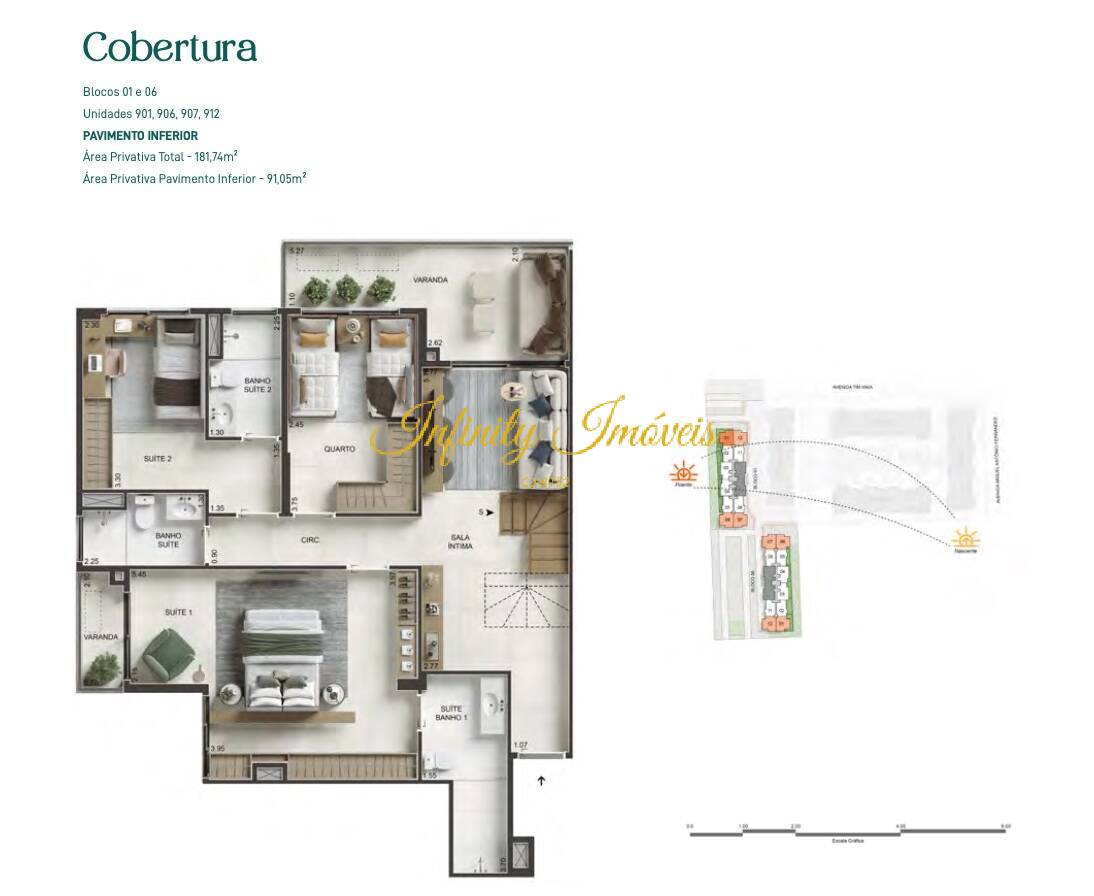 Apartamento, 3 quartos, 91 m² - Foto 57