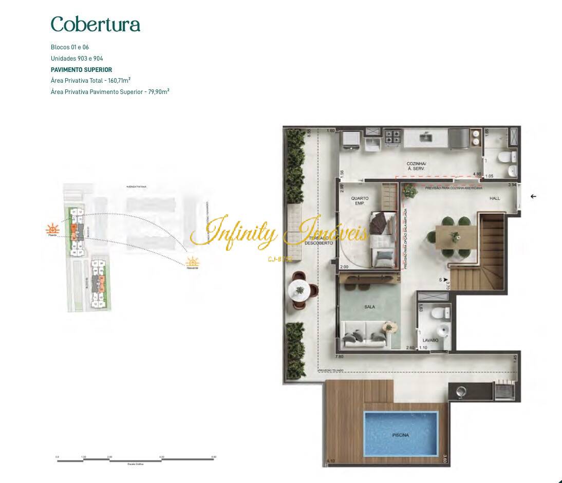 Cobertura, 3 quartos, 126 m² - Foto 44