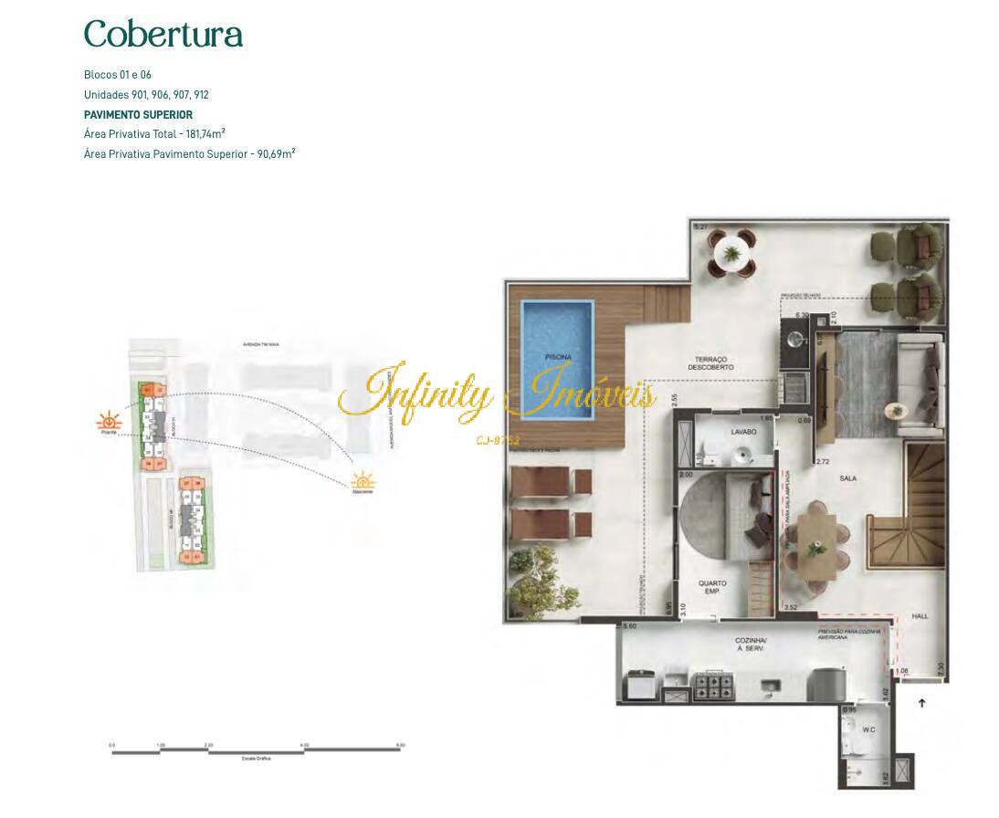 Cobertura, 3 quartos, 126 m² - Foto 42