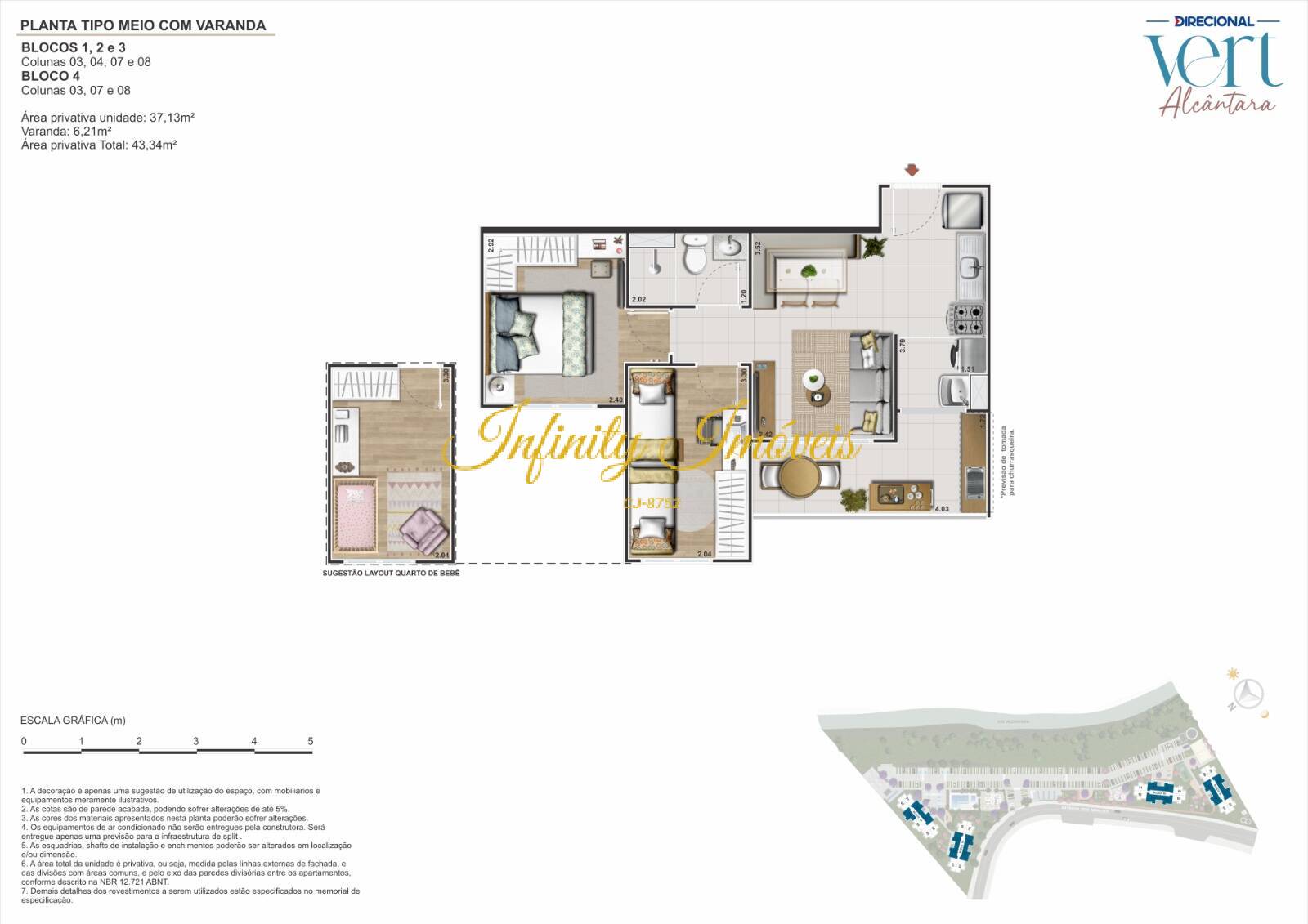 Apartamento, 2 quartos, 36 m² - Foto 45