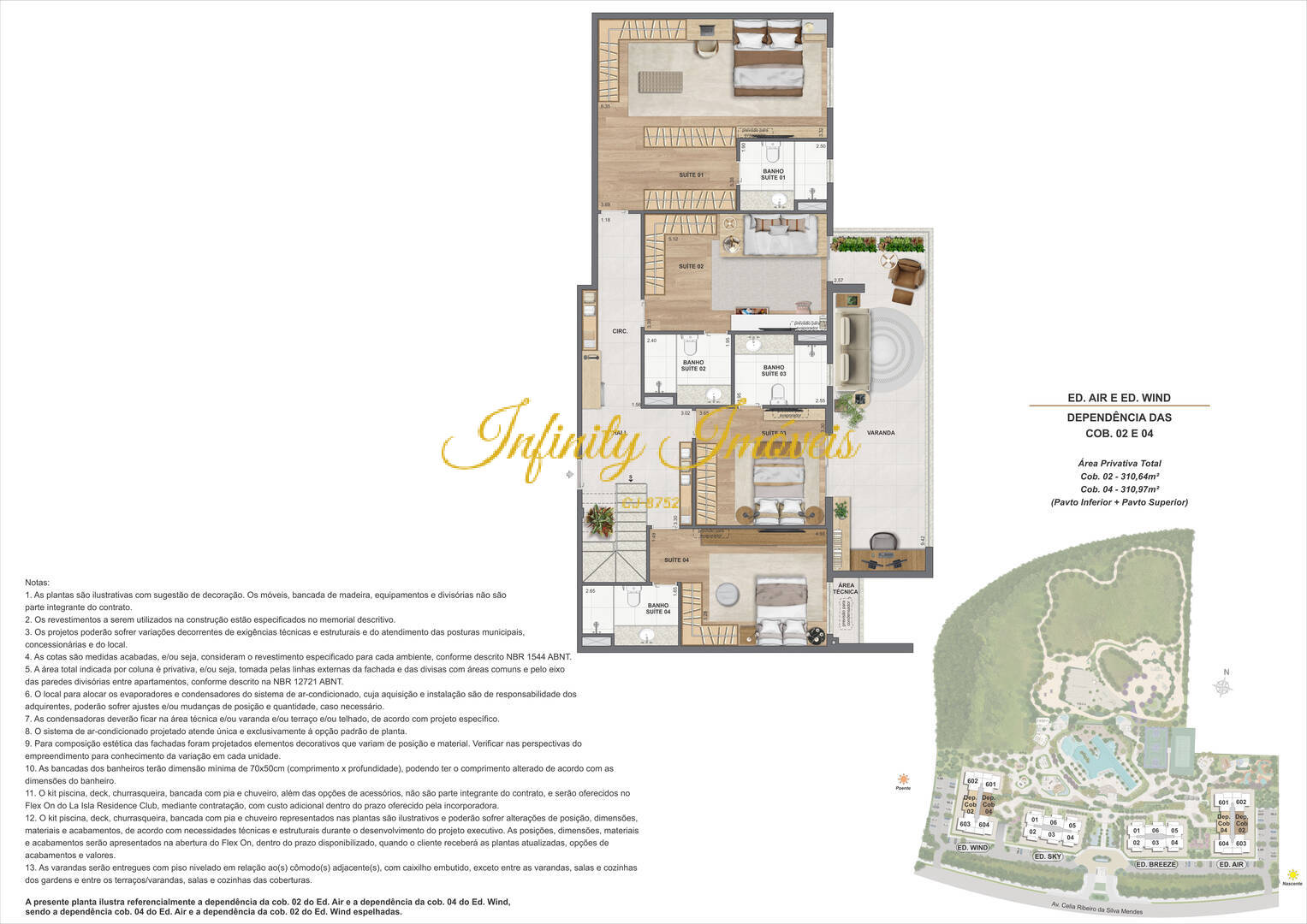Cobertura, 5 quartos, 310 m² - Foto 53