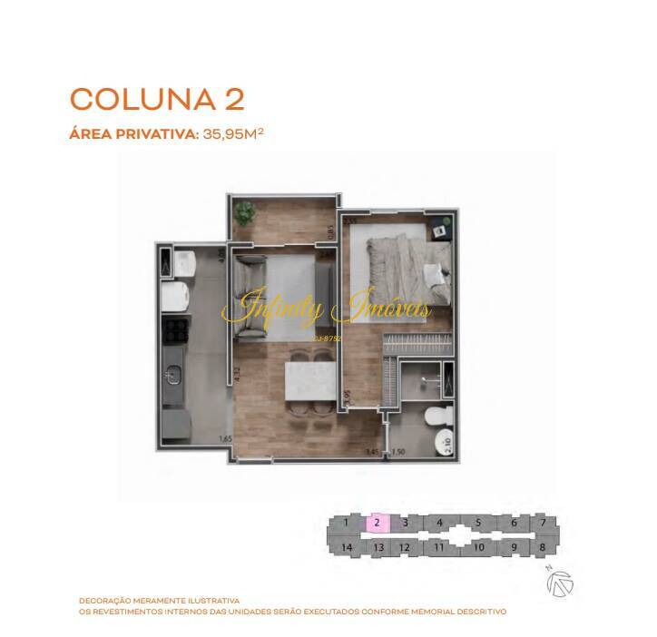 Apartamento, 1 quarto, 36 m² - Foto 24