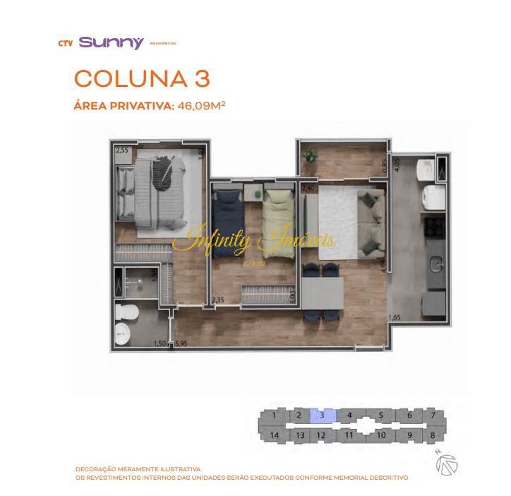 Apartamento, 1 quarto, 36 m² - Foto 26