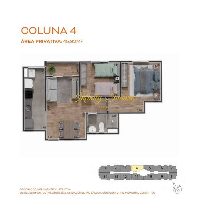 Apartamento, 1 quarto, 36 m² - Foto 27