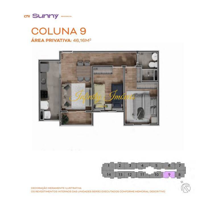 Apartamento, 1 quarto, 36 m² - Foto 32