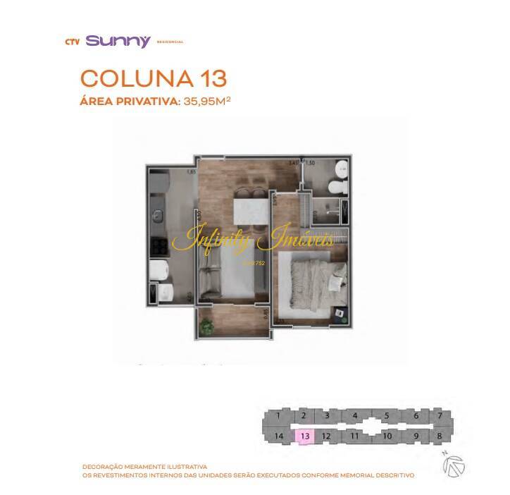 Apartamento, 1 quarto, 36 m² - Foto 23