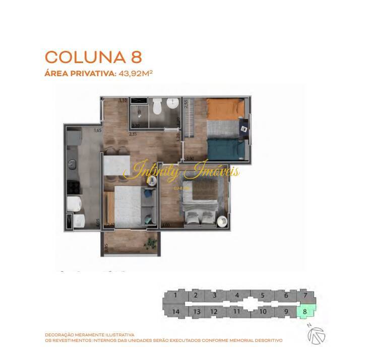 Apartamento, 1 quarto, 36 m² - Foto 31