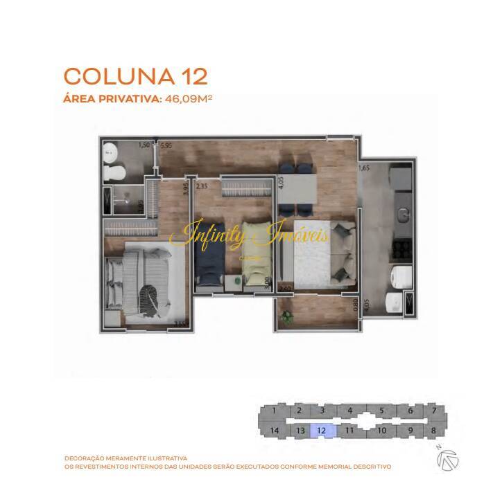 Apartamento, 1 quarto, 36 m² - Foto 35