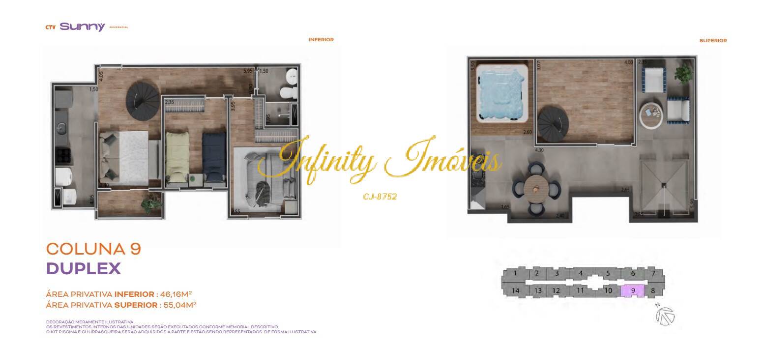 Apartamento, 1 quarto, 36 m² - Foto 42
