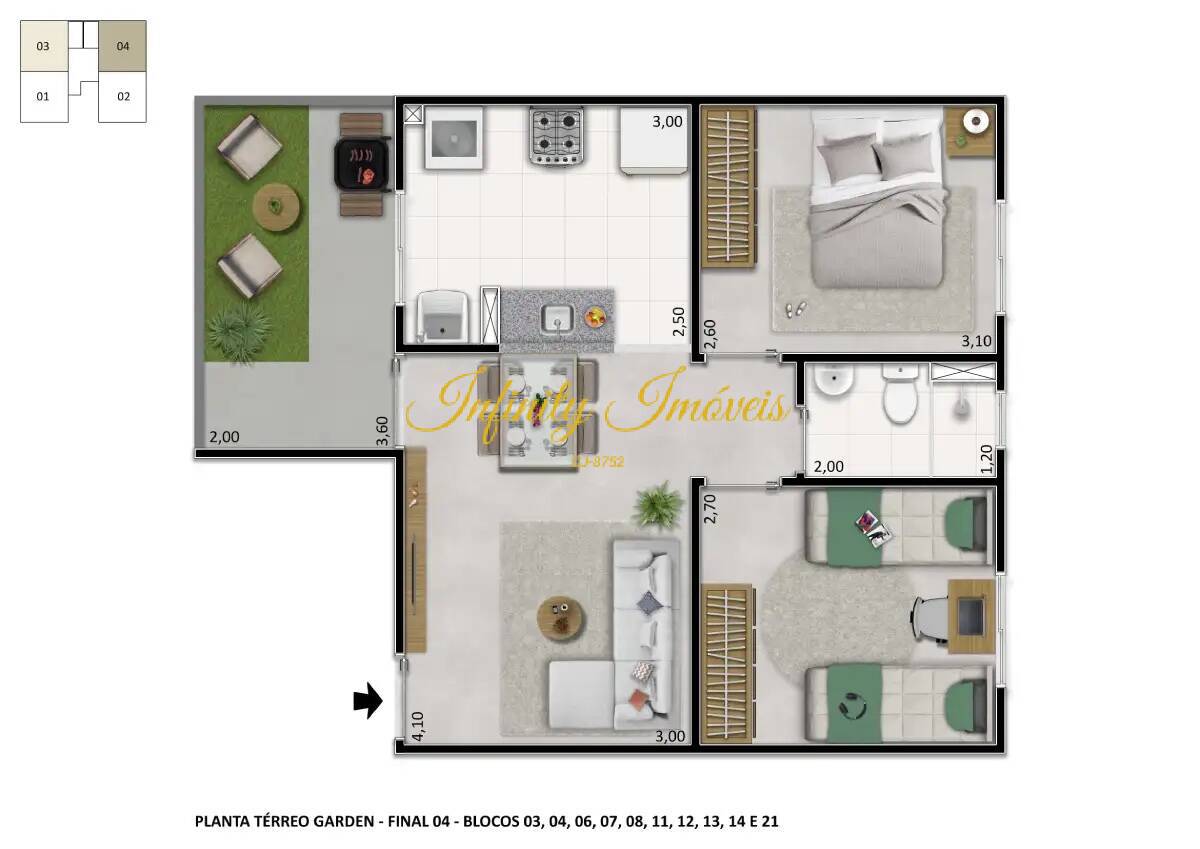 Apartamento, 2 quartos, 43 m² - Foto 30