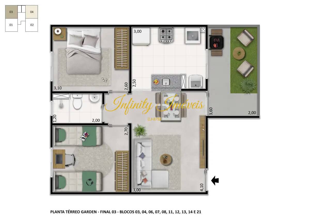 Apartamento, 2 quartos, 51 m² - Foto 23