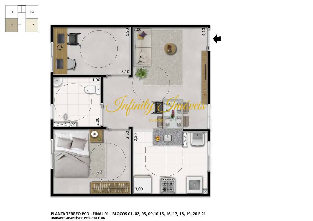 Apartamento, 2 quartos, 51 m² - Foto 27