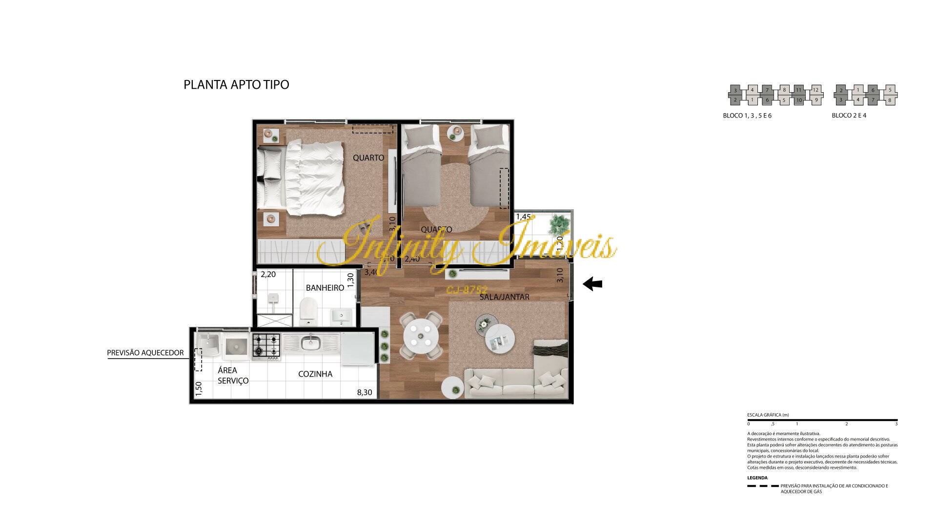 Apartamento, 2 quartos, 44 m² - Foto 16