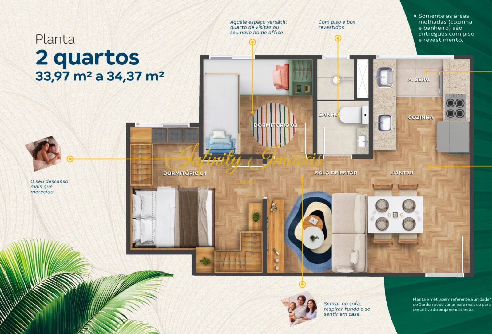 Apartamento, 2 quartos, 33 m² - Foto 15