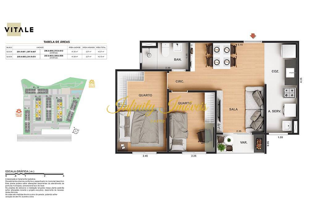 Apartamento, 2 quartos, 42 m² - Foto 23