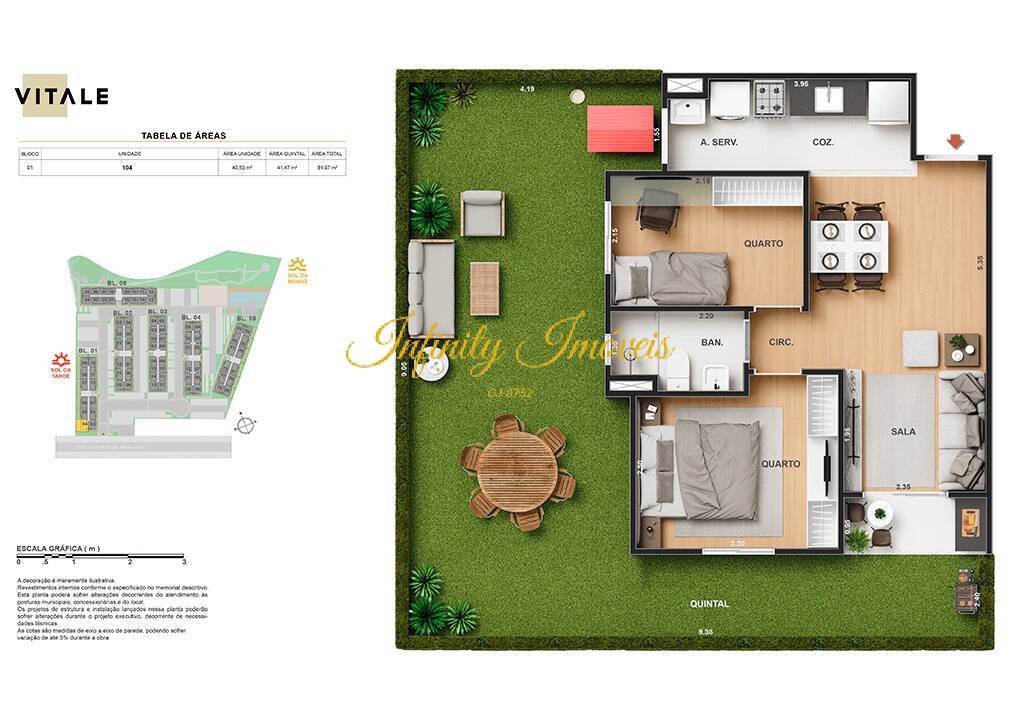 Apartamento, 2 quartos, 42 m² - Foto 32