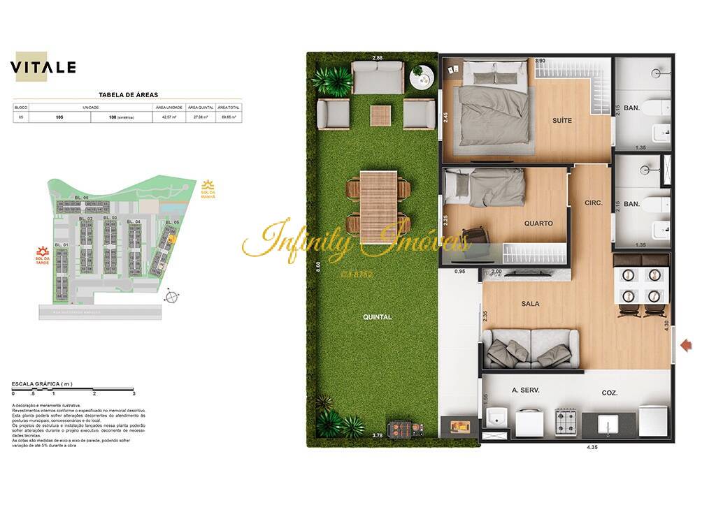 Apartamento, 2 quartos, 44 m² - Foto 34